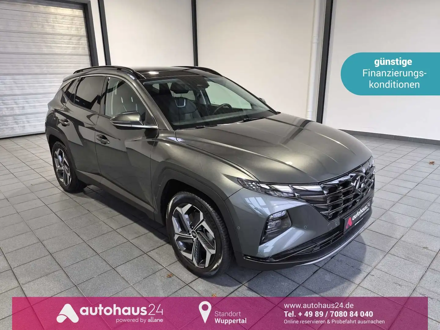 Hyundai TUCSON 1.6 T-GDI  Prime Plug-In Hybrid 4WD Grau - 1