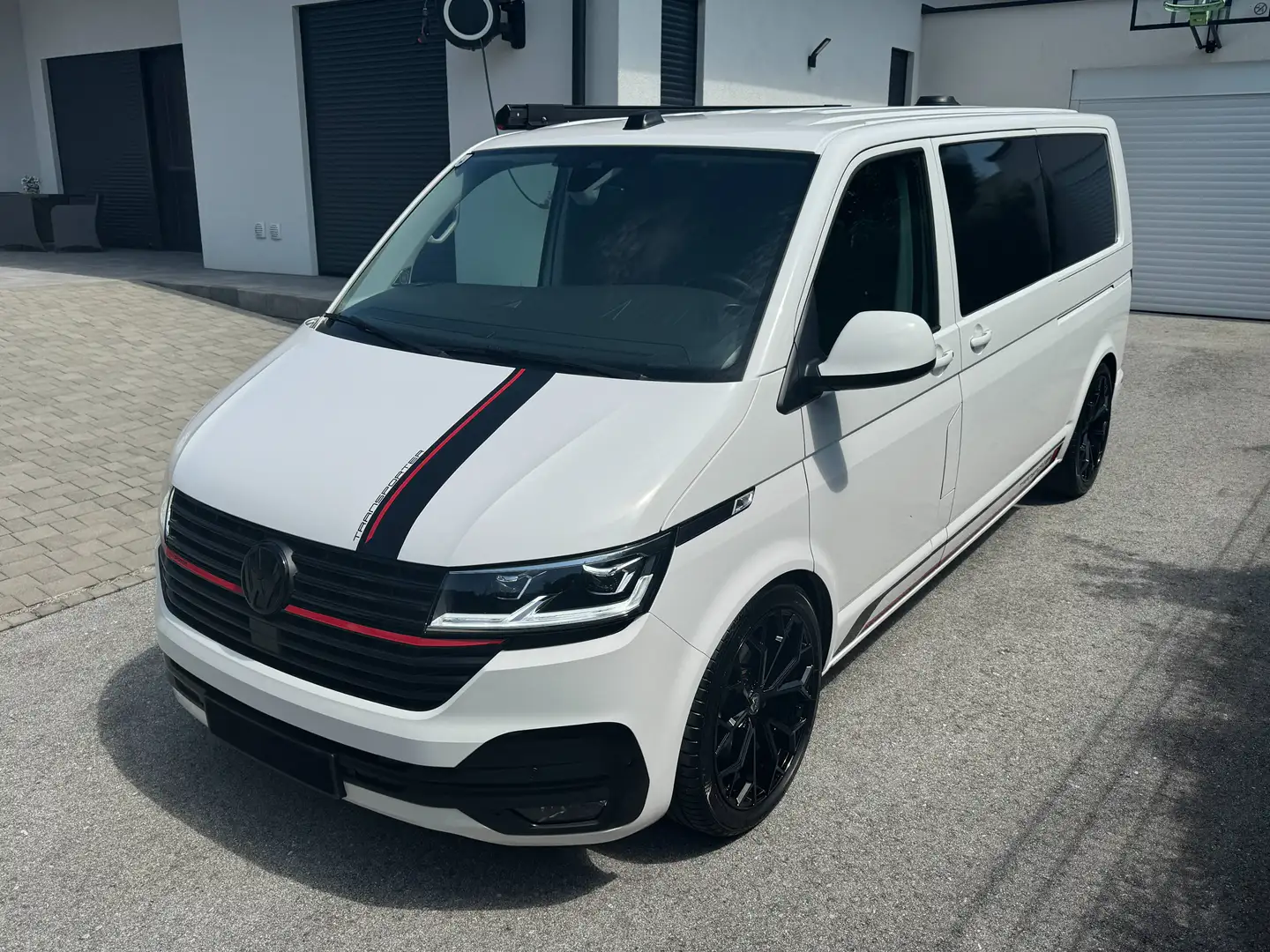 Volkswagen T6.1 Transporter LR 2,0 TDI DSG L2H1 Campingausbau Weiß - 1