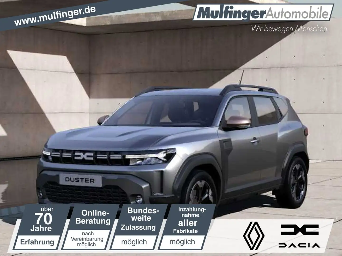 Dacia Duster Extreme+ hybrid 155 Kamera EPH SHZ LED Gris - 1