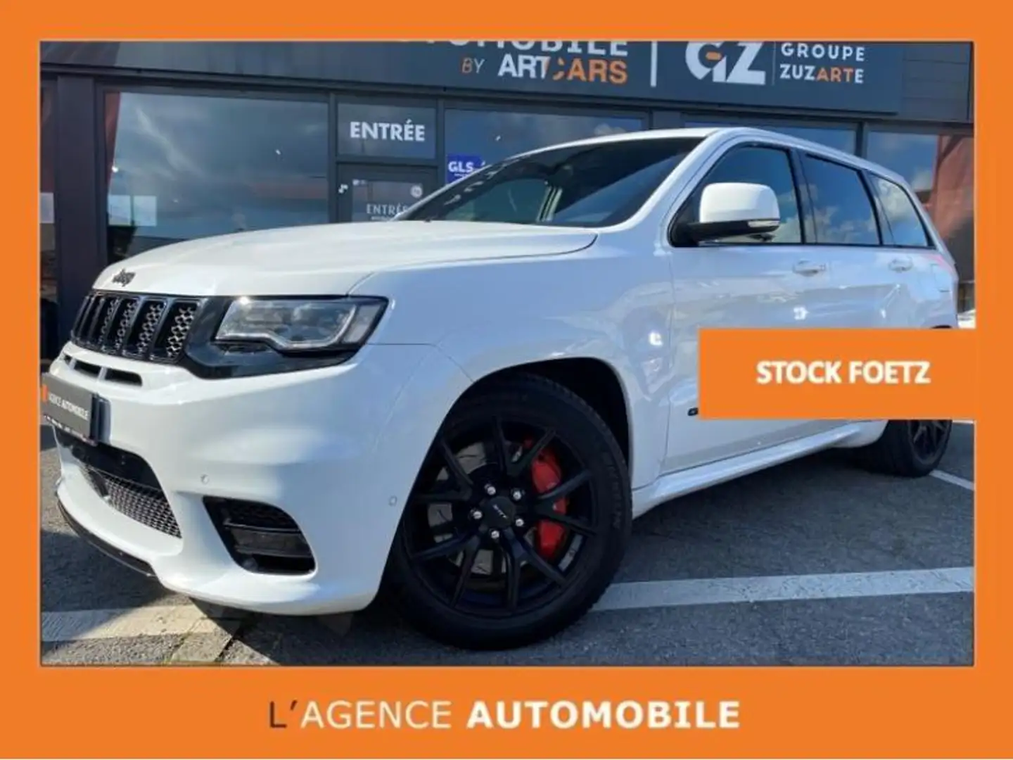 Jeep Grand Cherokee SRT8 Blanc - 1