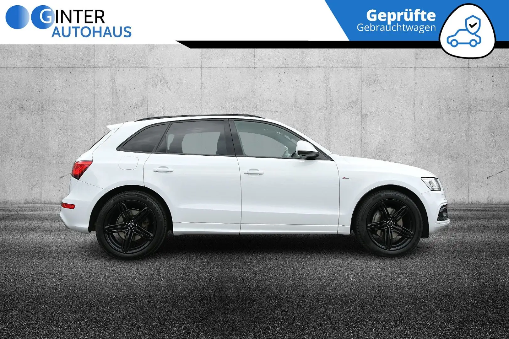 Audi Q5 3.0 TDI  quattro S line Sport/Plus*aus 1.Hand Weiß - 2