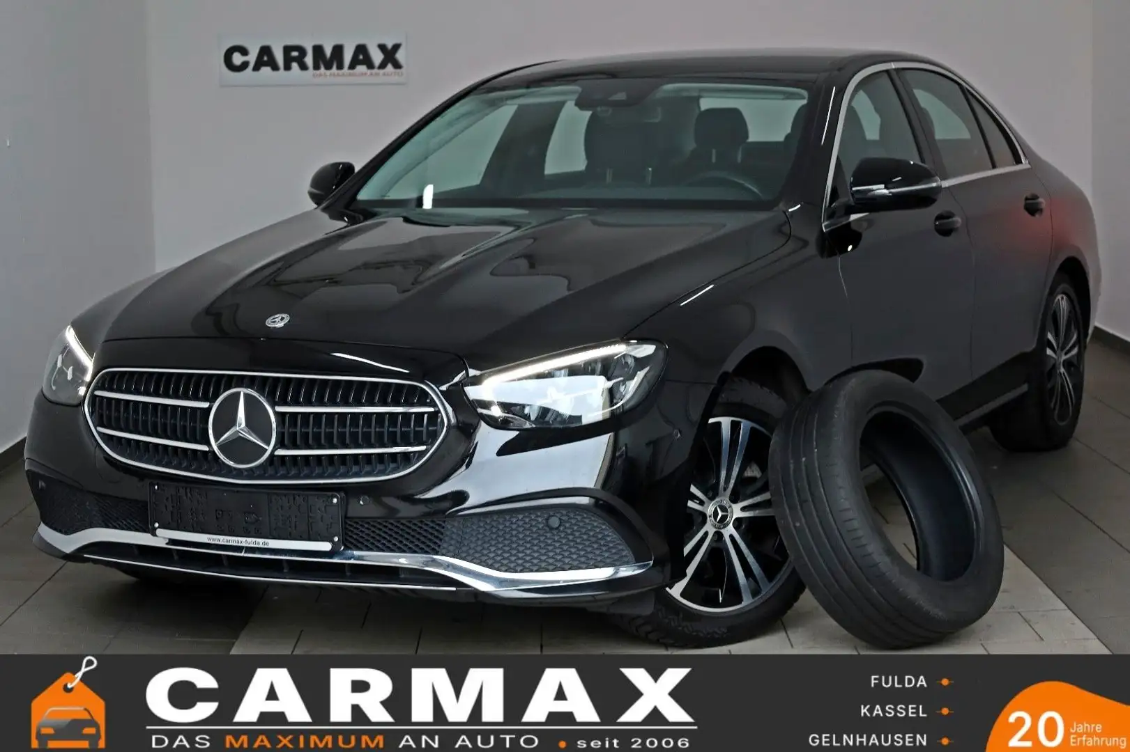 Mercedes-Benz E 300 d 4M Avantgarde,Kamera,Navi,LED,SH,AHK+WR Schwarz - 1