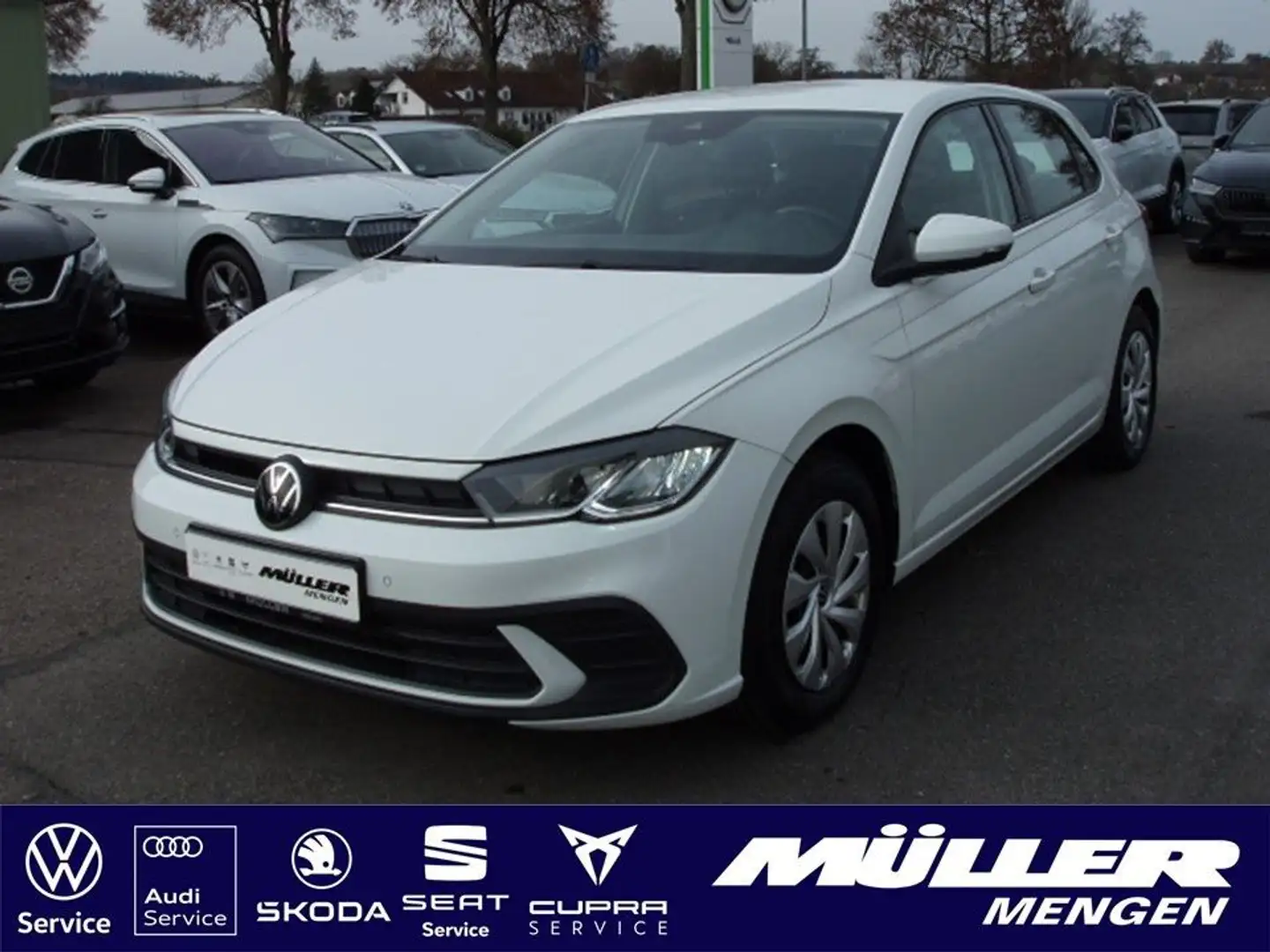 Volkswagen Polo Life 1,0 TSI 6 Gang SHZ/TEL/PDC Wit - 1