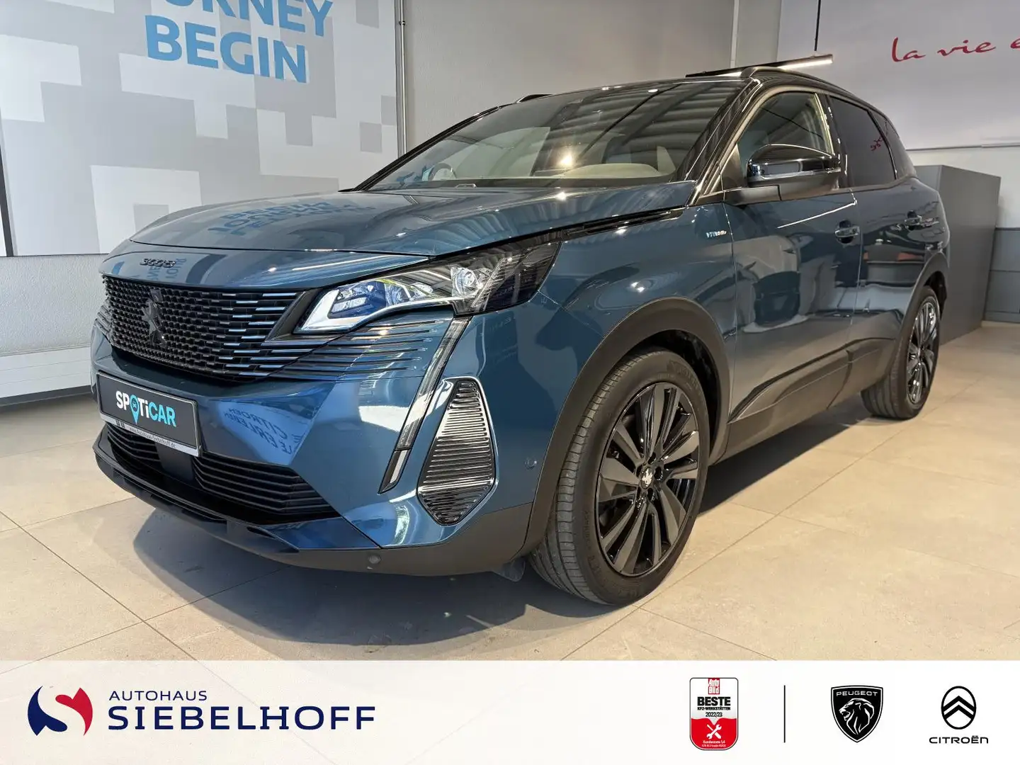 Peugeot 3008 GT Pack HYBRID 225 e-EAT8 *NAV*ACC*AGR*LED* Azul - 2