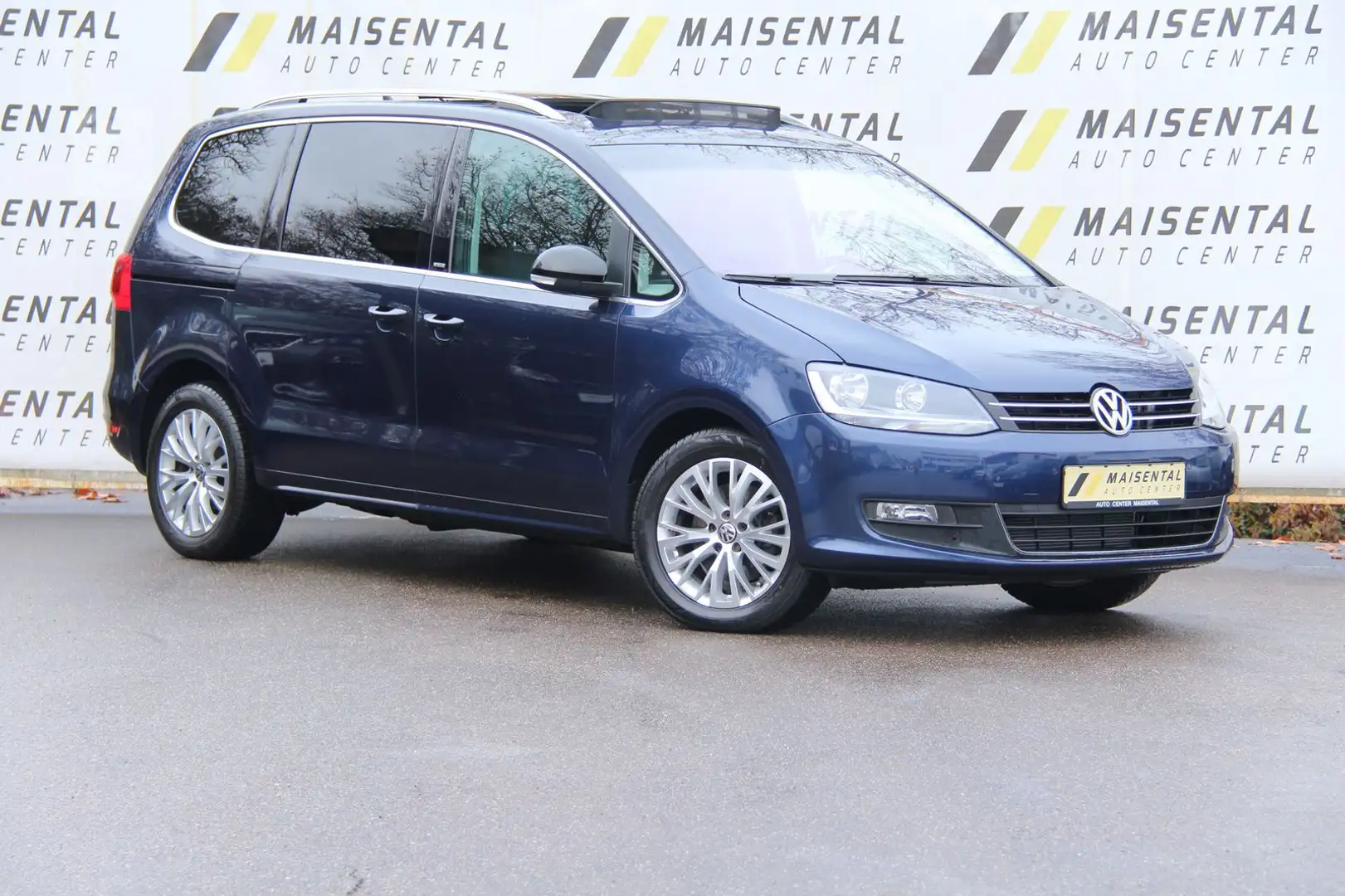 Volkswagen Sharan Style BMT|7-Sitzer|AHK|Navi|SHZ|Pano|Temp Blau - 1
