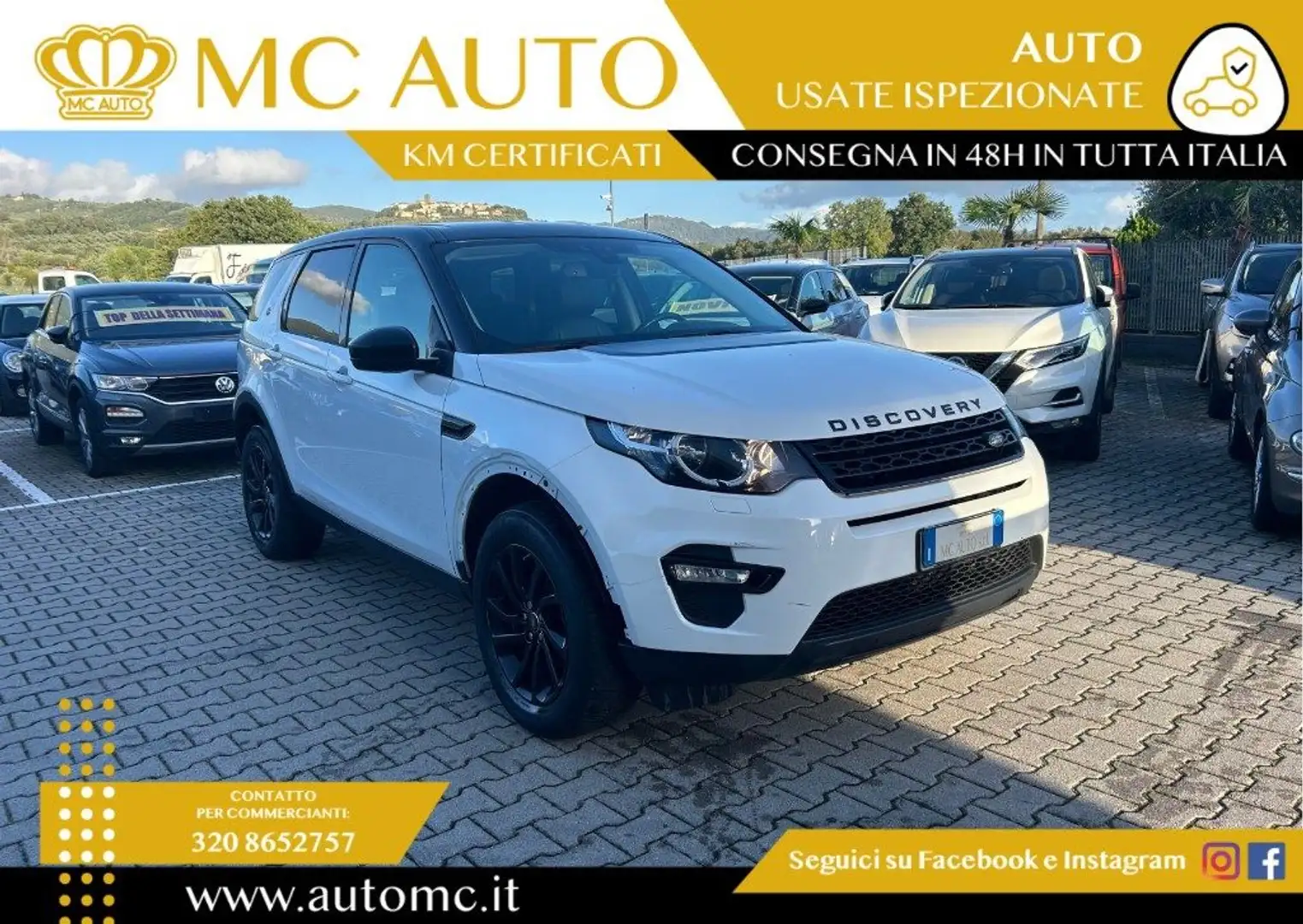 Land Rover Discovery Sport 2.0 TD4 150 CV HSE Luxury MOTORE rotto Blanc - 1