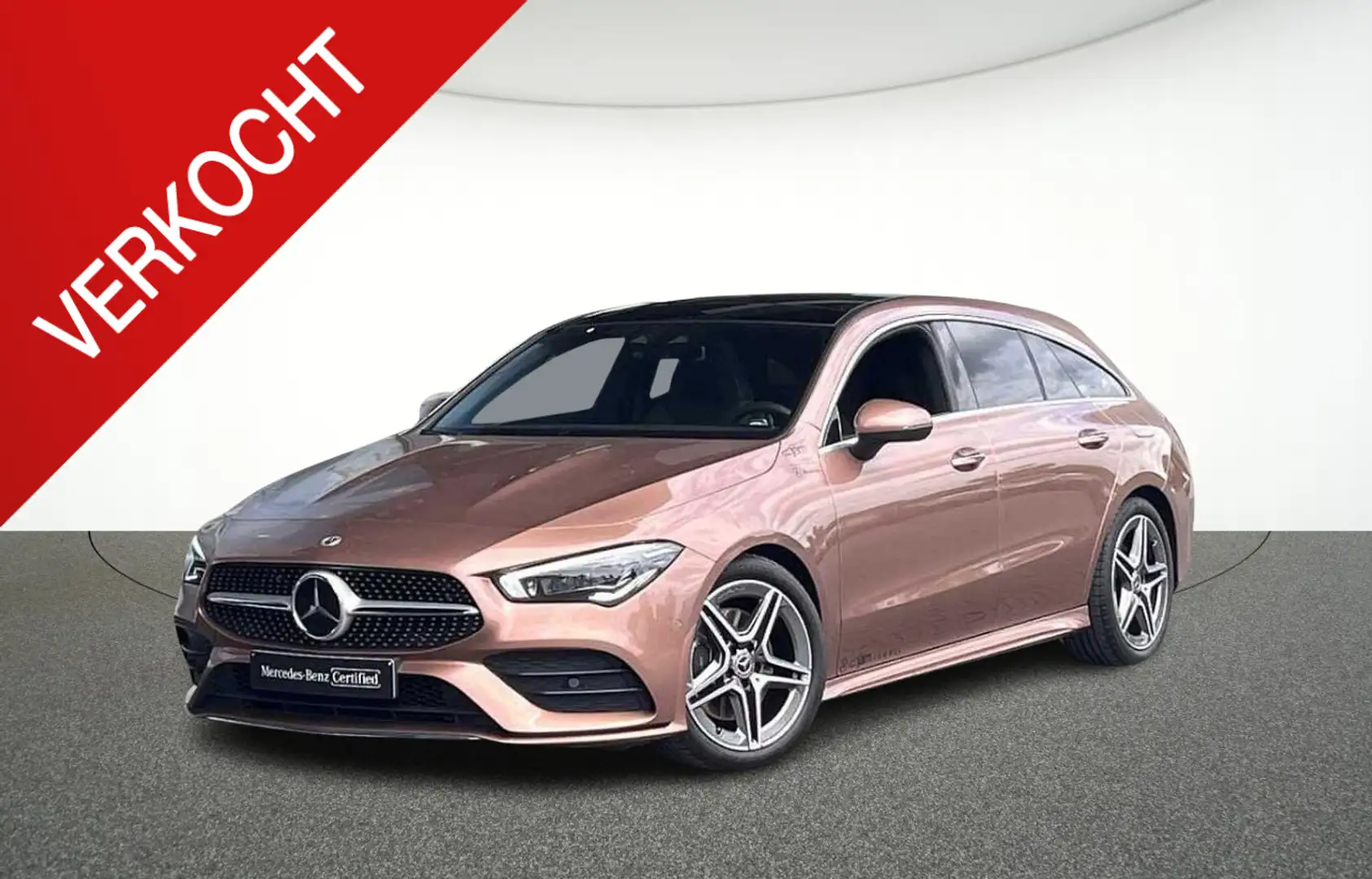 Mercedes-Benz CLA 200 AMG/Pano/trekh/distronic 36m garantie Marrón - 1