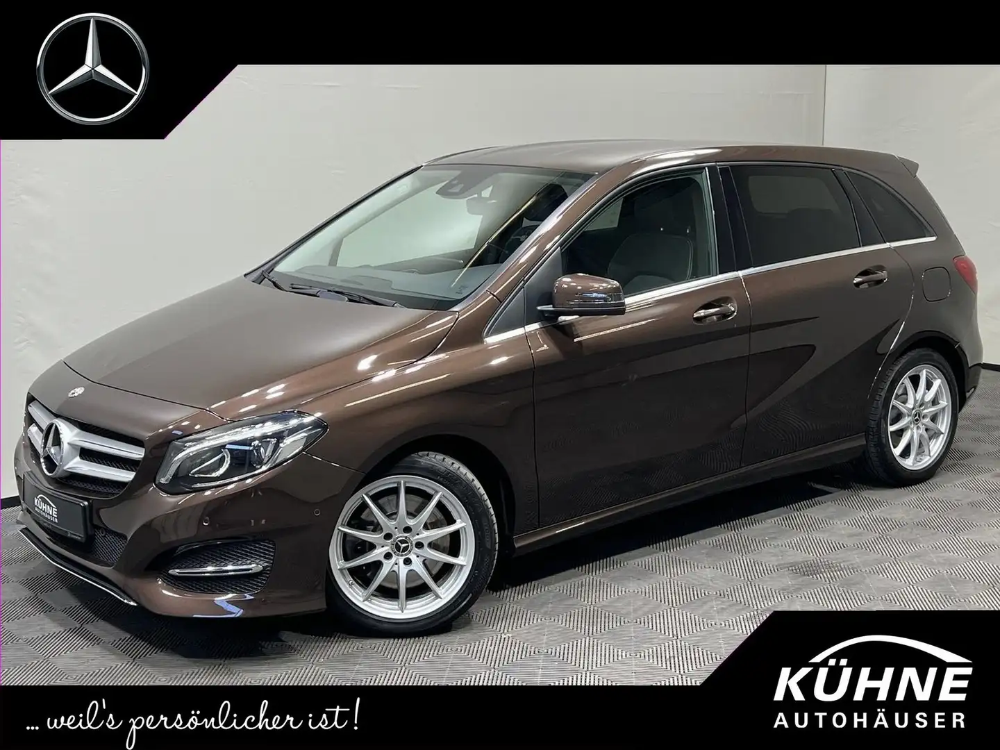 Mercedes-Benz B 250 4MATIC Urban +Navi+LED+AHK+Totw+SHZ+Spur Brun - 1