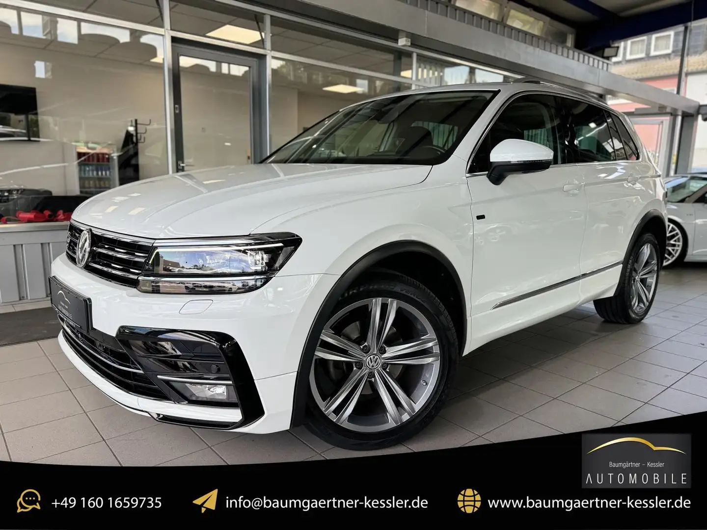 Volkswagen Tiguan 2.0TDI 4Motion Join R-Line DSG AHK PANO Weiß - 1