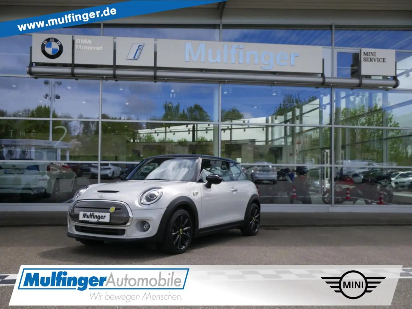 MINI Cooper SE Sports.Navi LED Kamera DrivAss.Sitzh. Argintiu - 1
