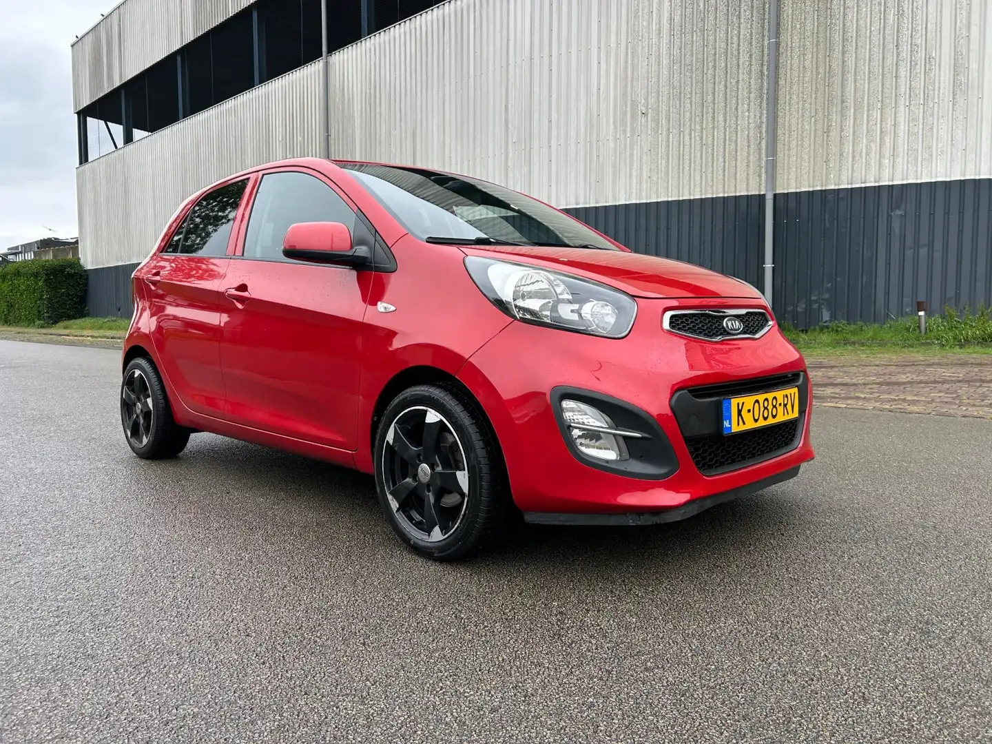 Kia Picanto 1.0 CVVT Airco/Aux/Usb/Nieuwe Apk Rood - 1