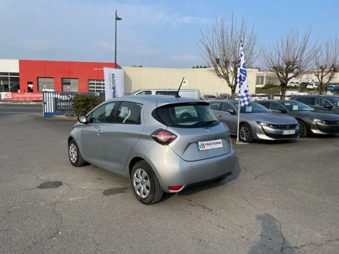 Renault ZOE E-TECH ZEN CHARGE NORMALE R110 ACHAT INTEGRAL - 21 Gris - 2