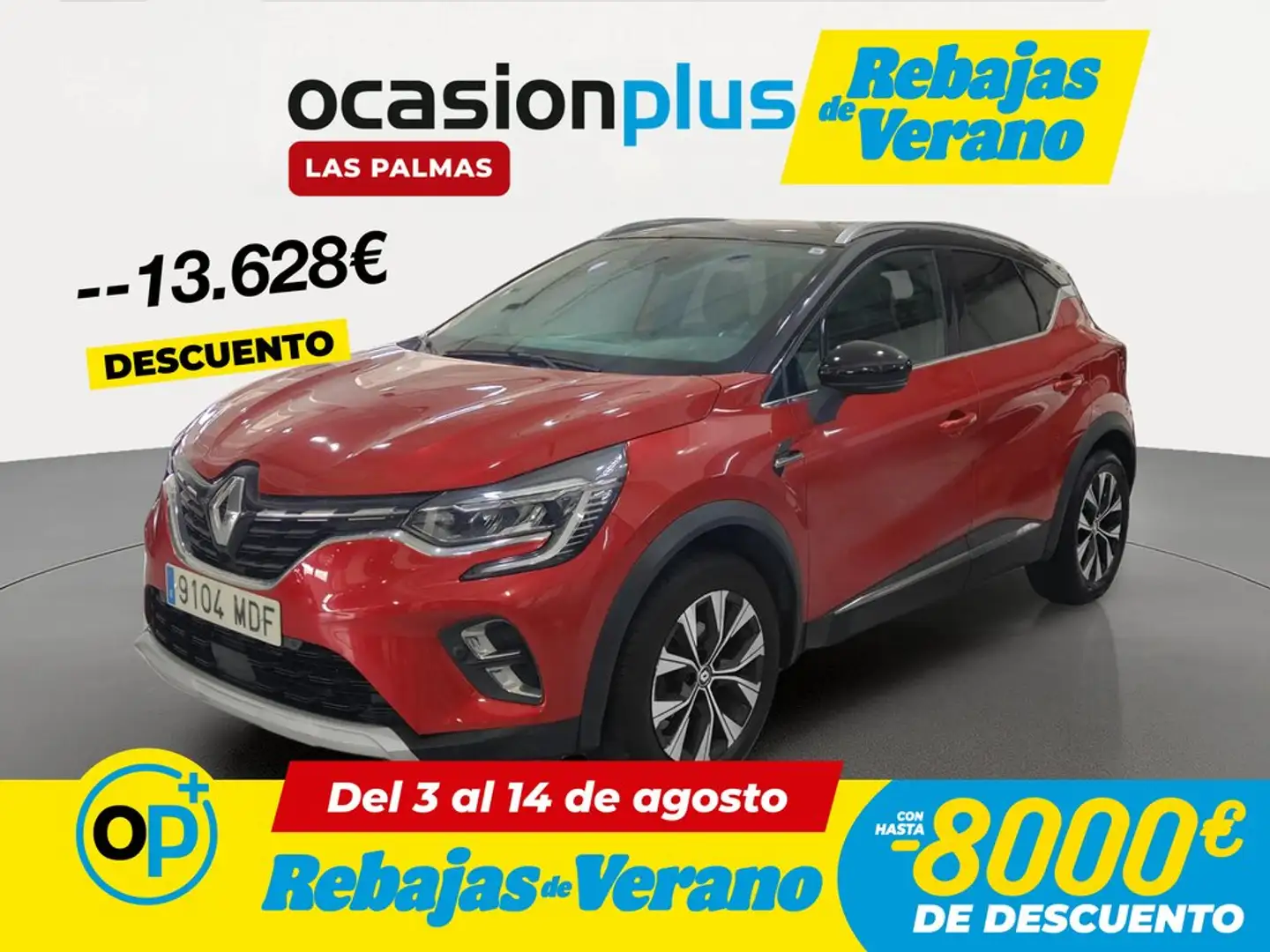 Renault Captur TCe Techno 67kW Rojo - 1