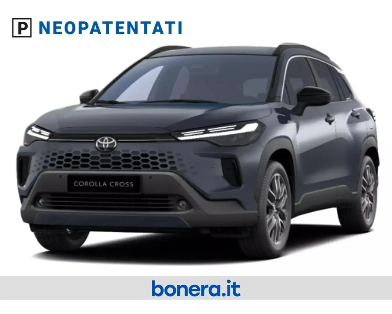 Toyota Corolla Cross 1.8h Icon fwd 140cv e-cvt Gris - 1