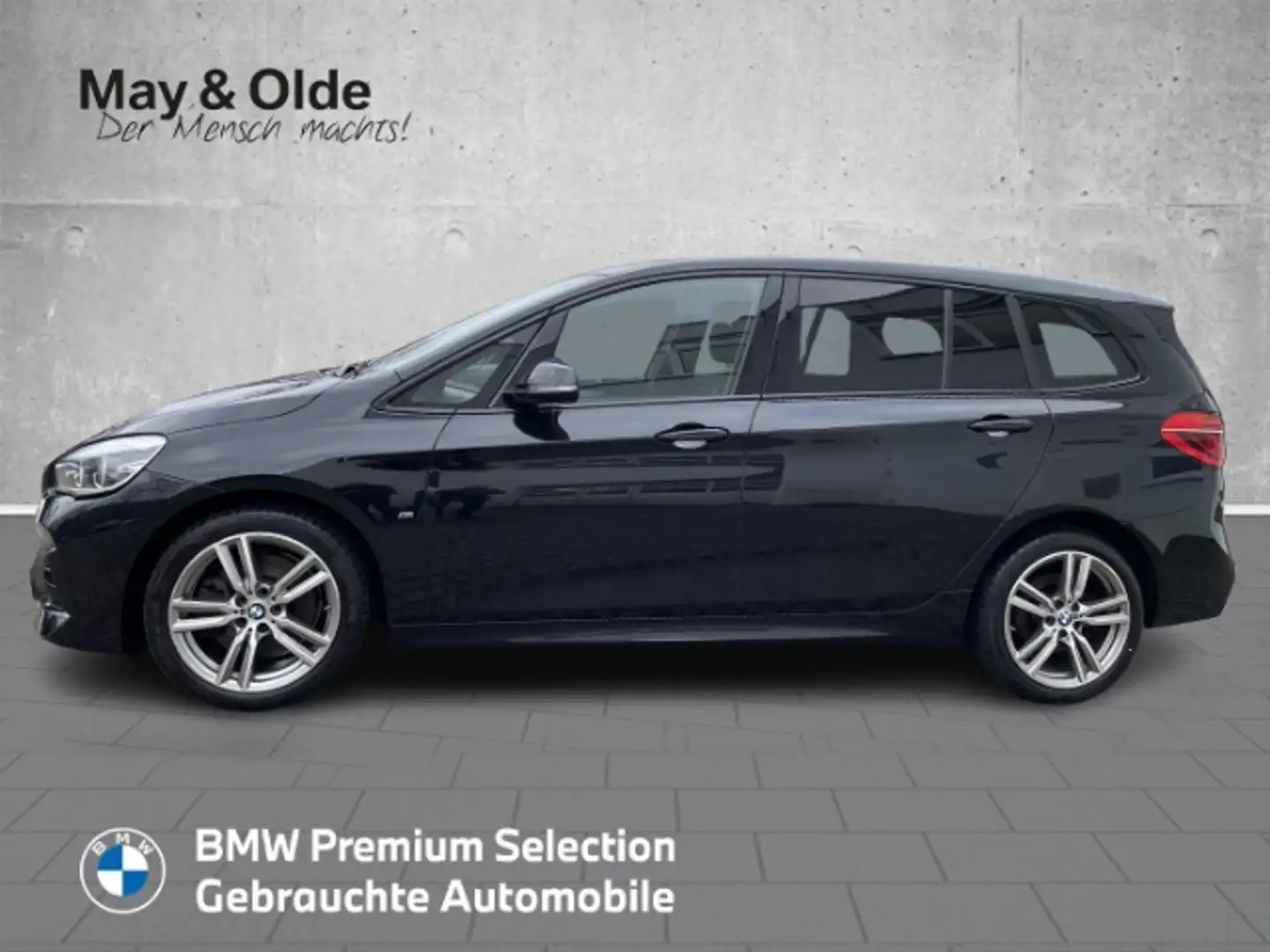 BMW 220 Gran Tourer d xDrive M-Sport HUD Navi H/K ACC El. Nero - 2