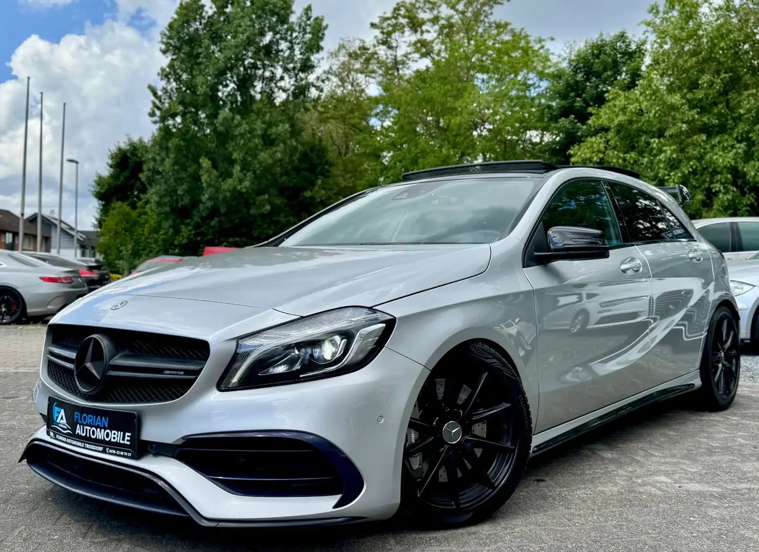 Mercedes-Benz A 45 AMG A -Klasse A 45 AMG 4-MATIC Facelift/Pano/Kamera Ezüst - 2