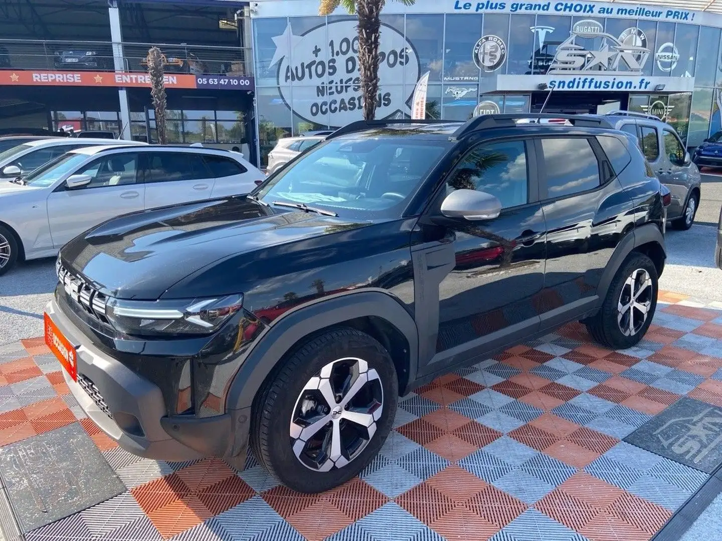 Dacia Duster HYBRID 140 4X2 JOURNEY Attelage 1Â°Main Noir - 1