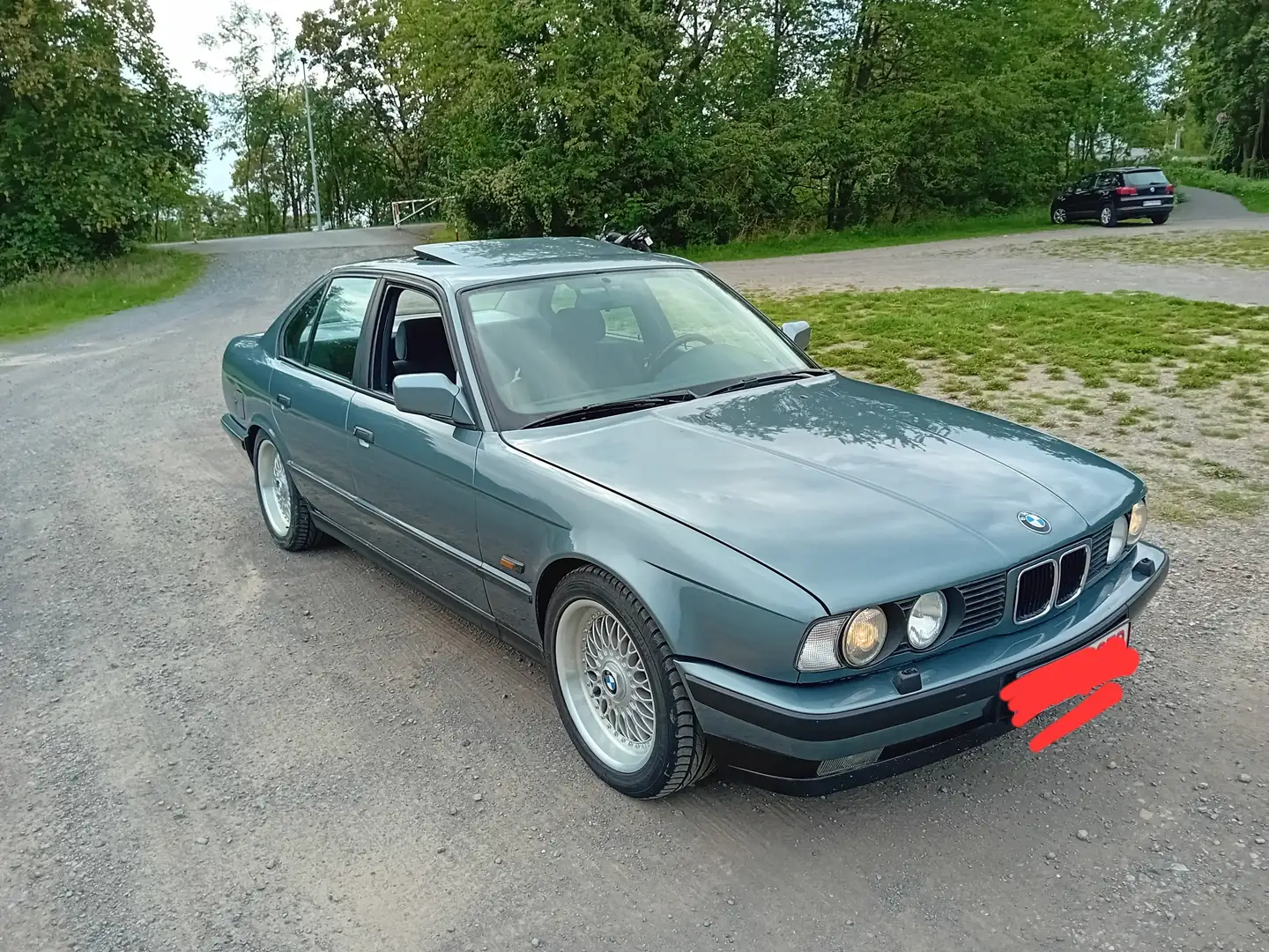 BMW 535 E34, M30, el. FH, SD, BBS RC090, 5-Gang Bleu - 2
