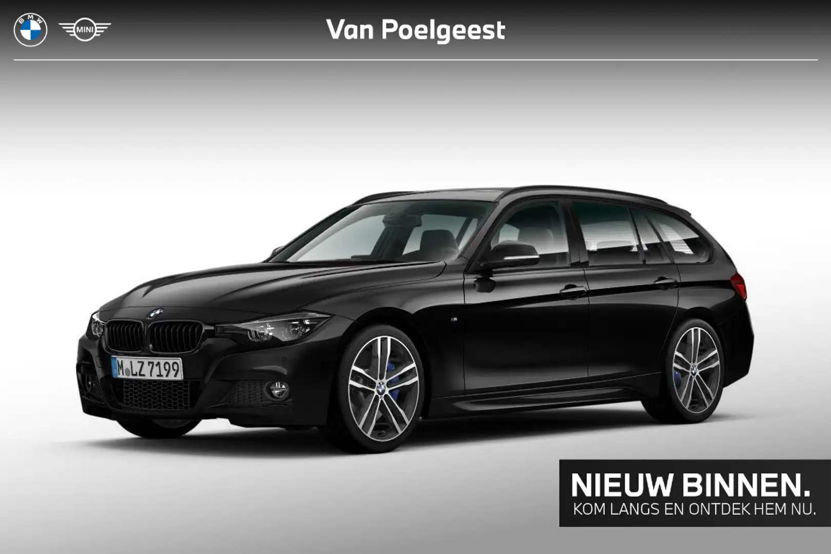 BMW 320 3 Serie Touring 320i Edition M Sport Shadow Execut Zwart - 1