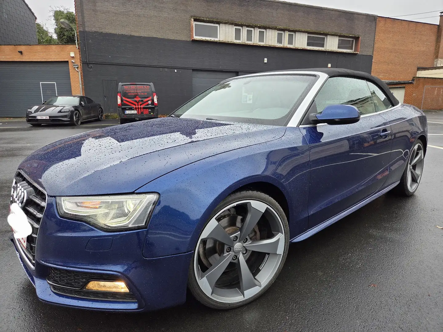 Audi A5 Cabriolet 2.0 TDi Start/Stop DPF Blauw - 1