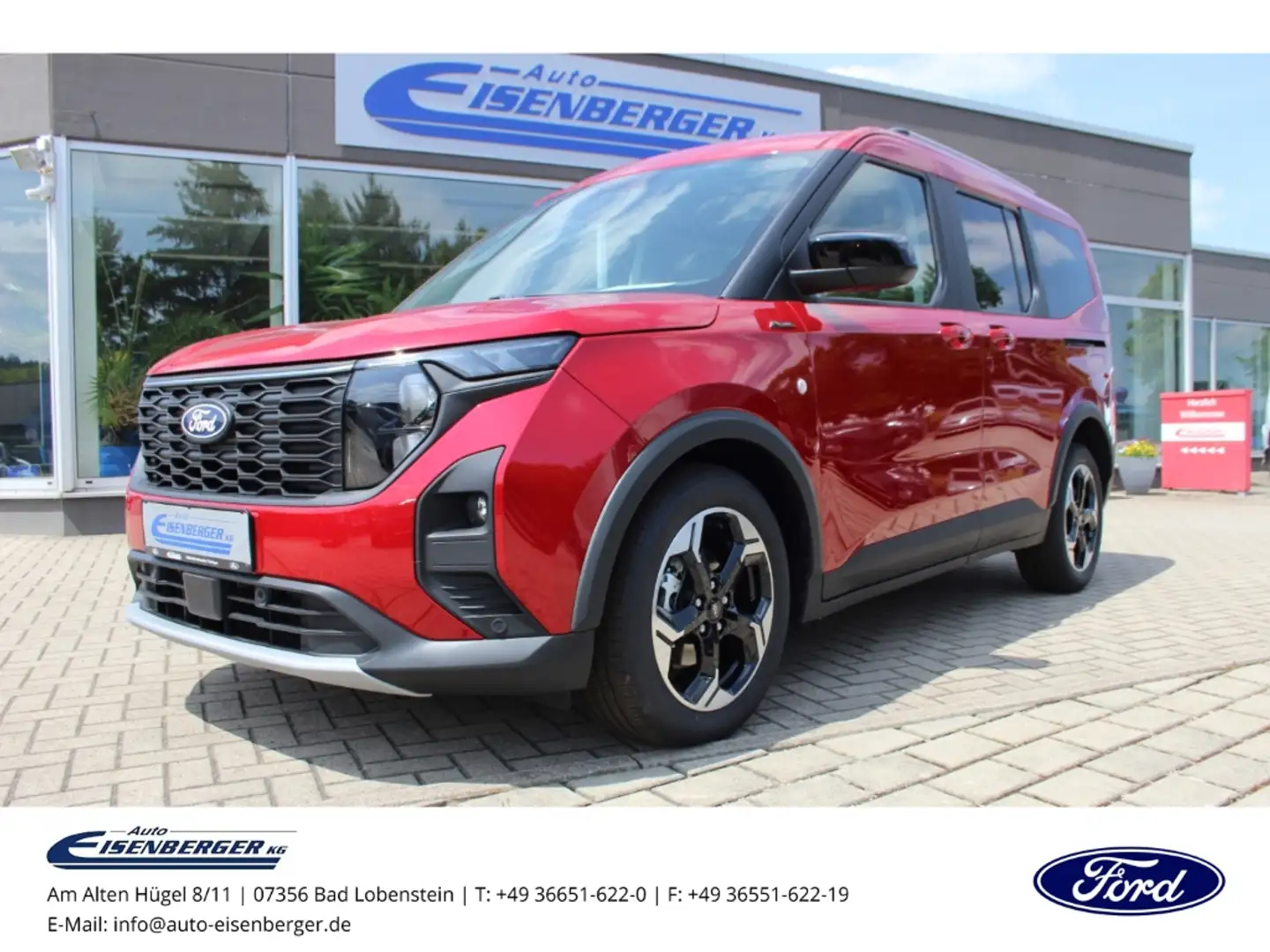 Ford Tourneo Courier 1.0 EcoBoost Active Winterpaket Garantie Rood - 1