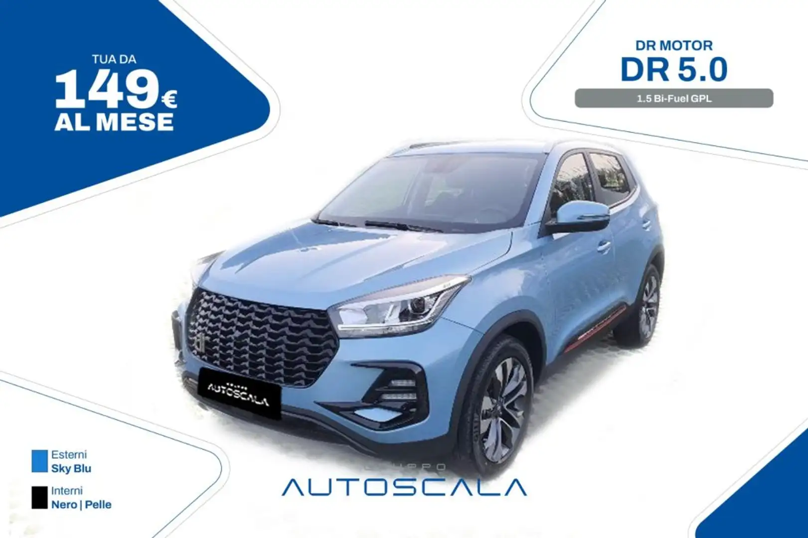 DR Automobiles DR5.0 1.5 Bi-Fuel GPL Albastru - 1