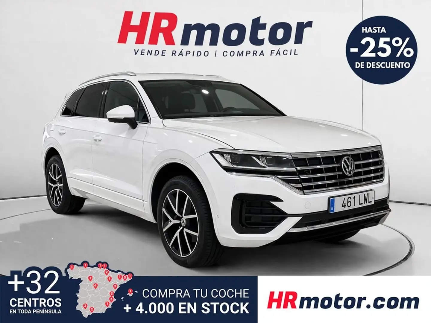 Volkswagen Touareg 3.0TDI V6 Premium Tiptronic Elegance 4M 210kW Blanco - 1