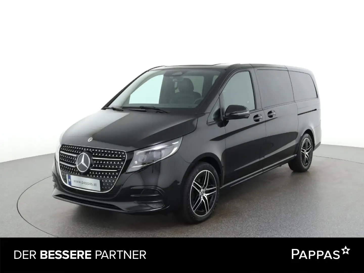 Mercedes-Benz V 300 d 4MATIC AVANTGARDE Lang 7 Sitze AHK 2,5t Schwarz - 1