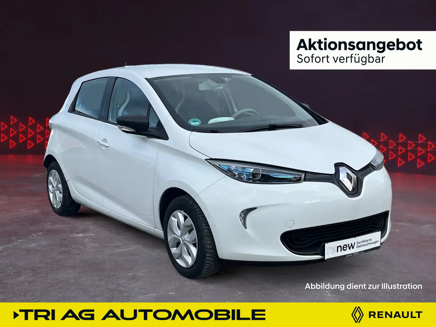 Renault ZOE Zoe Life Z.E.40 zzgl. Batteriemiete Easy-Paket C Blanc - 1