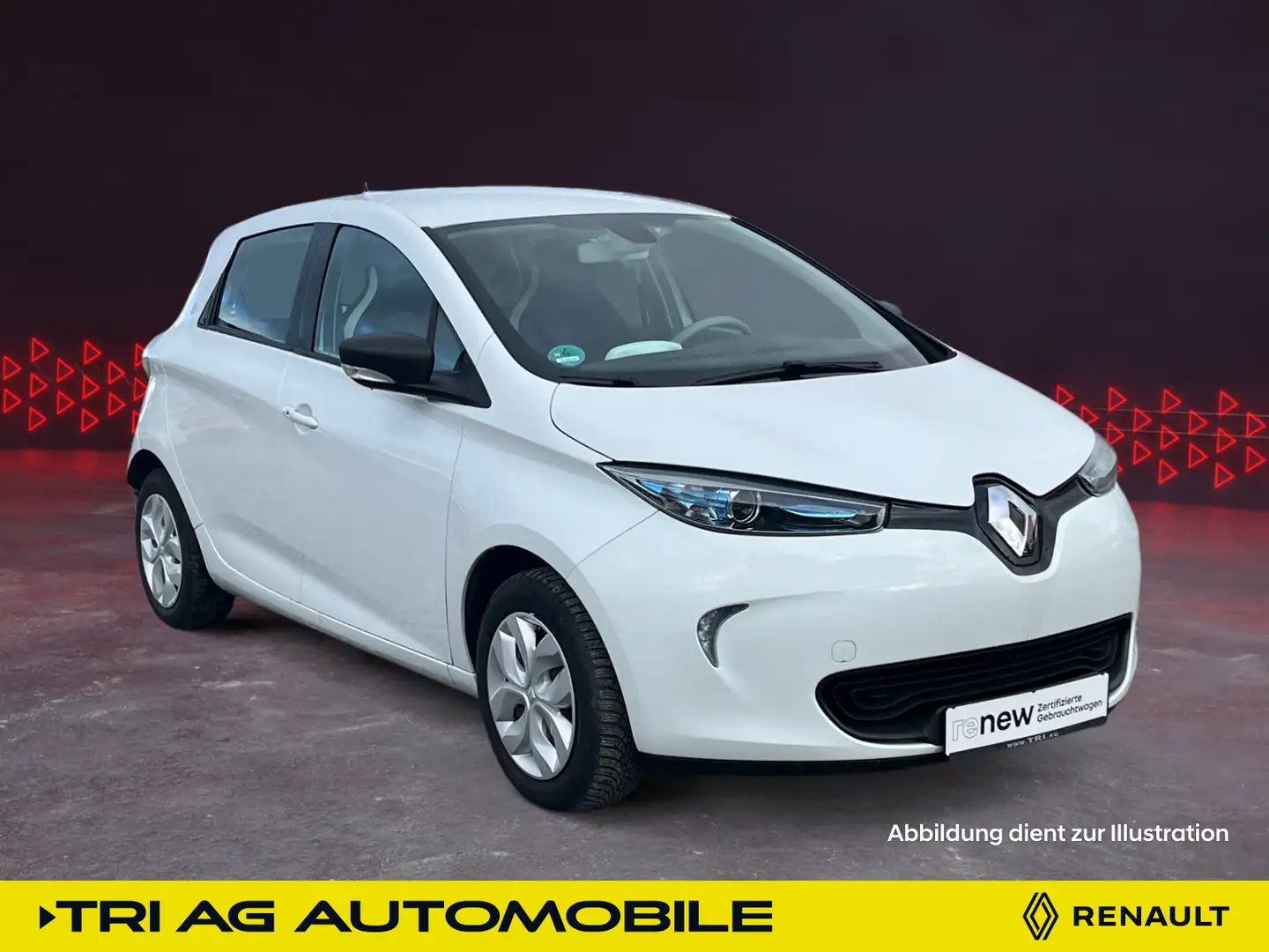 Renault ZOE Zoe Life Z.E.40 zzgl. Batteriemiete Easy-Paket C Bílá - 1