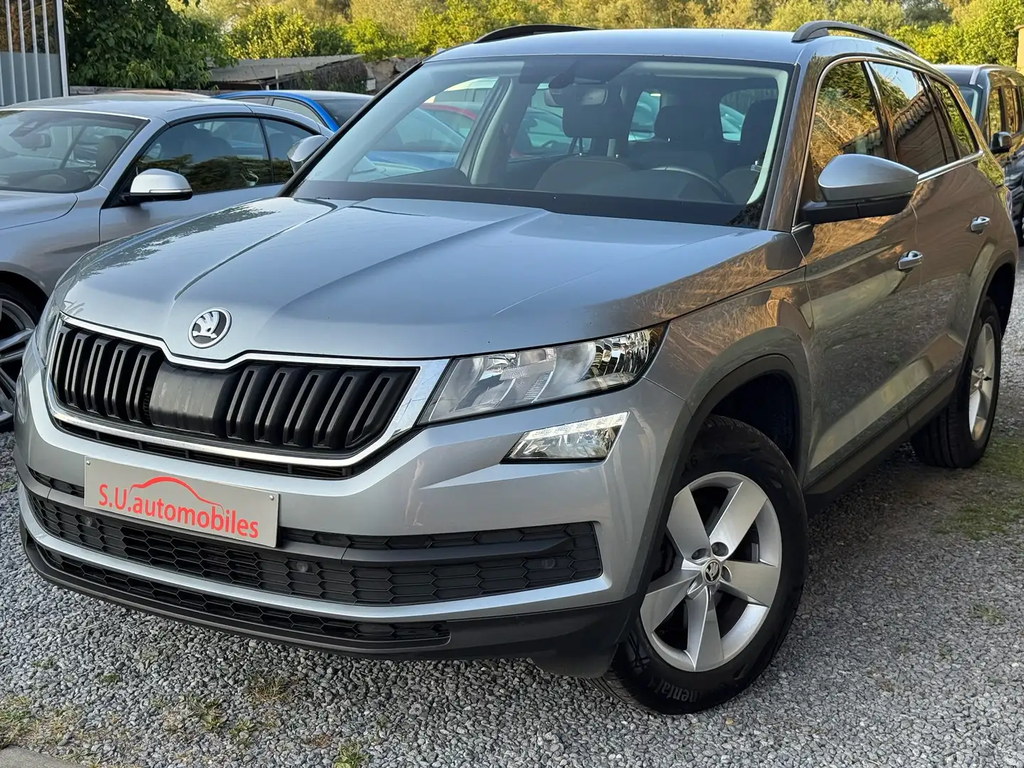 Skoda Kodiaq 2.0 TDi Ambition DSG Auto/Att Rem/Navi/Cam/GAR12M Grijs - 1