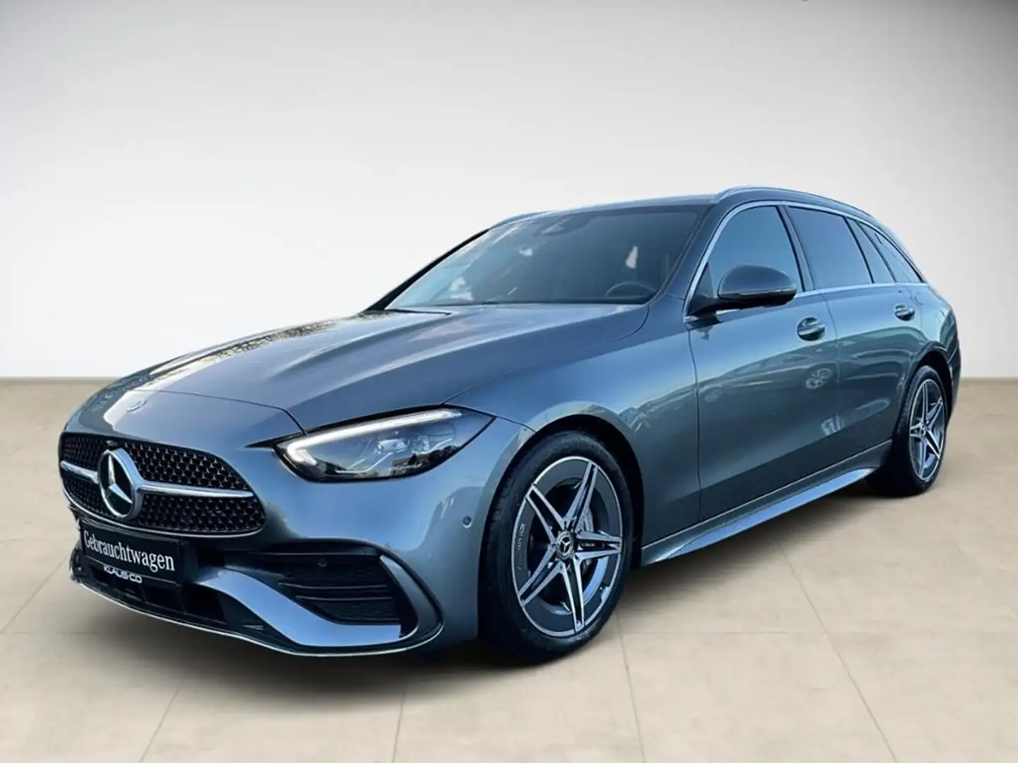 Mercedes-Benz C 220 d T AMG Sport S-Sitz AkustikGlas ACC KAM Grau - 1