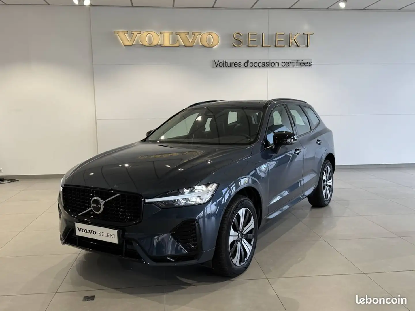 Volvo XC60 T6 AWD Hybride rechargeable 253 ch%2B145 ch Geartr Blauw - 1