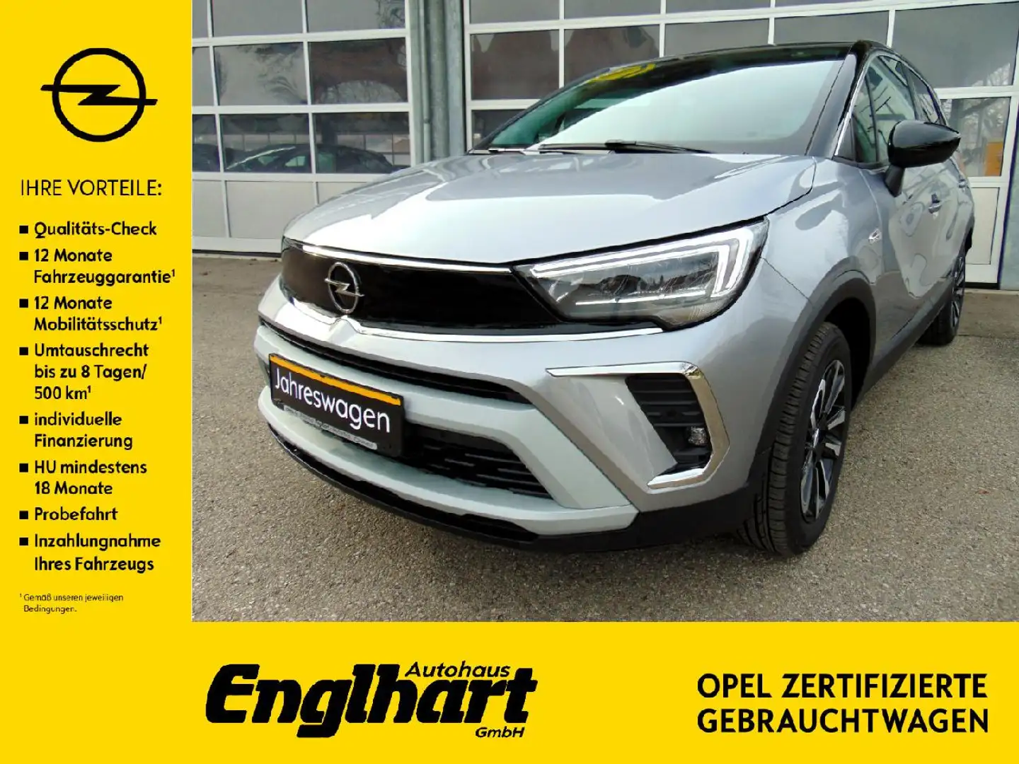 Opel Crossland 1.2 Turbo Elegance Grau - 1