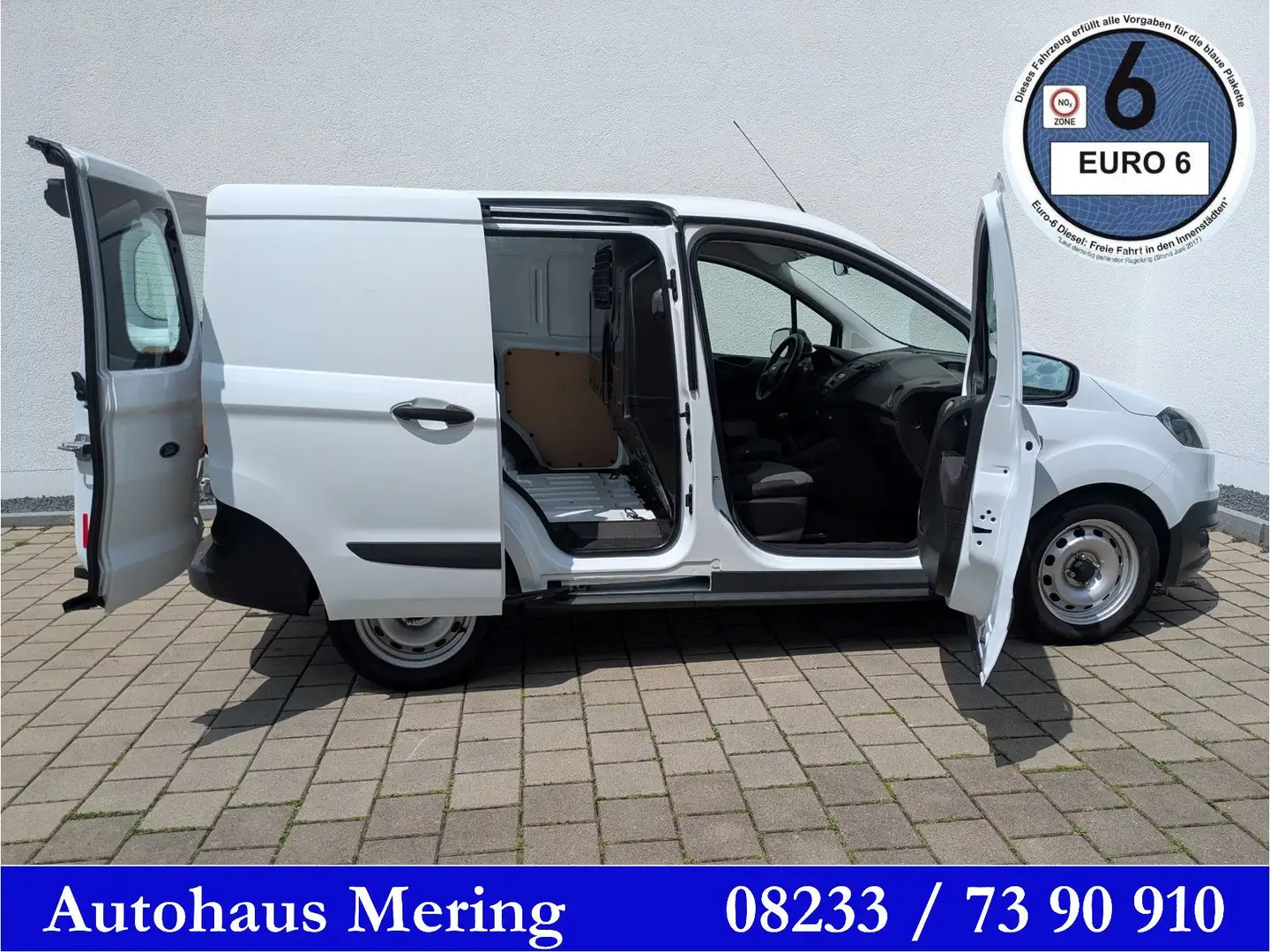 Ford Transit Courier Klima KDneu AHK Bluetooth BergAH Blanco - 1