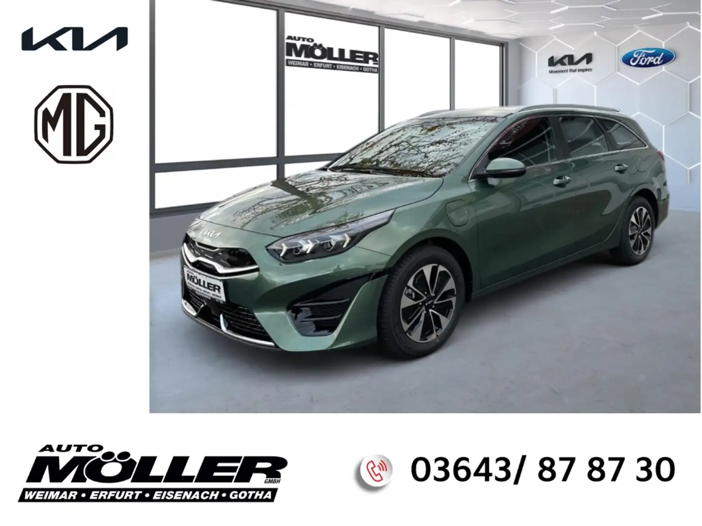 Kia Ceed SW / cee'd SW 1.6 PHEV DCT Vision Komfort Kamera ACC  Navi Vert - 1