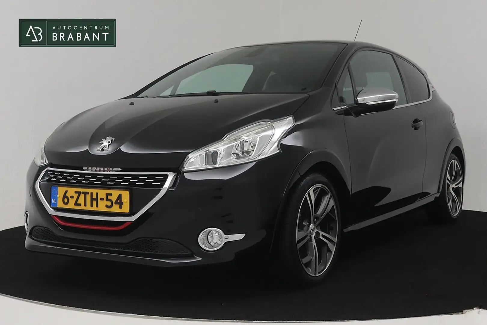 Peugeot 208 1.6 THP GTi (NAVIGATIE, LEDER, PDC, CRUISE, SPORTS Zwart - 1
