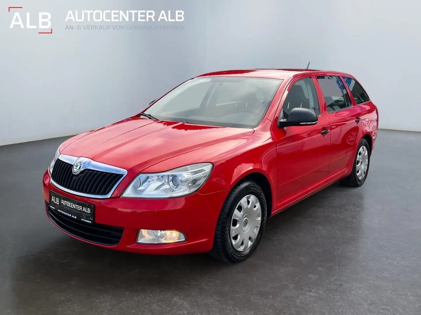 Skoda Octavia Combi Active TDI/KLIMA/1.HAND/XENON/EUR5 Rouge - 1
