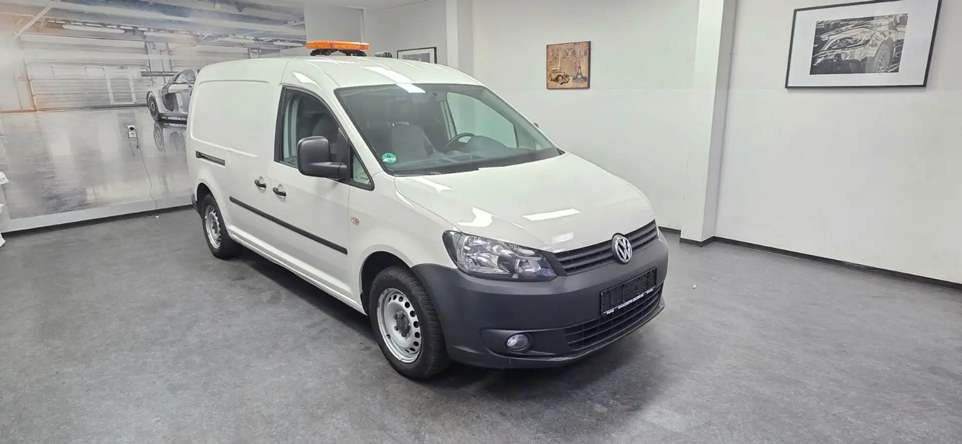 Volkswagen Caddy 2,0 Kasten Maxi Erdgas AHK TÜV 06/2026 Weiß - 2