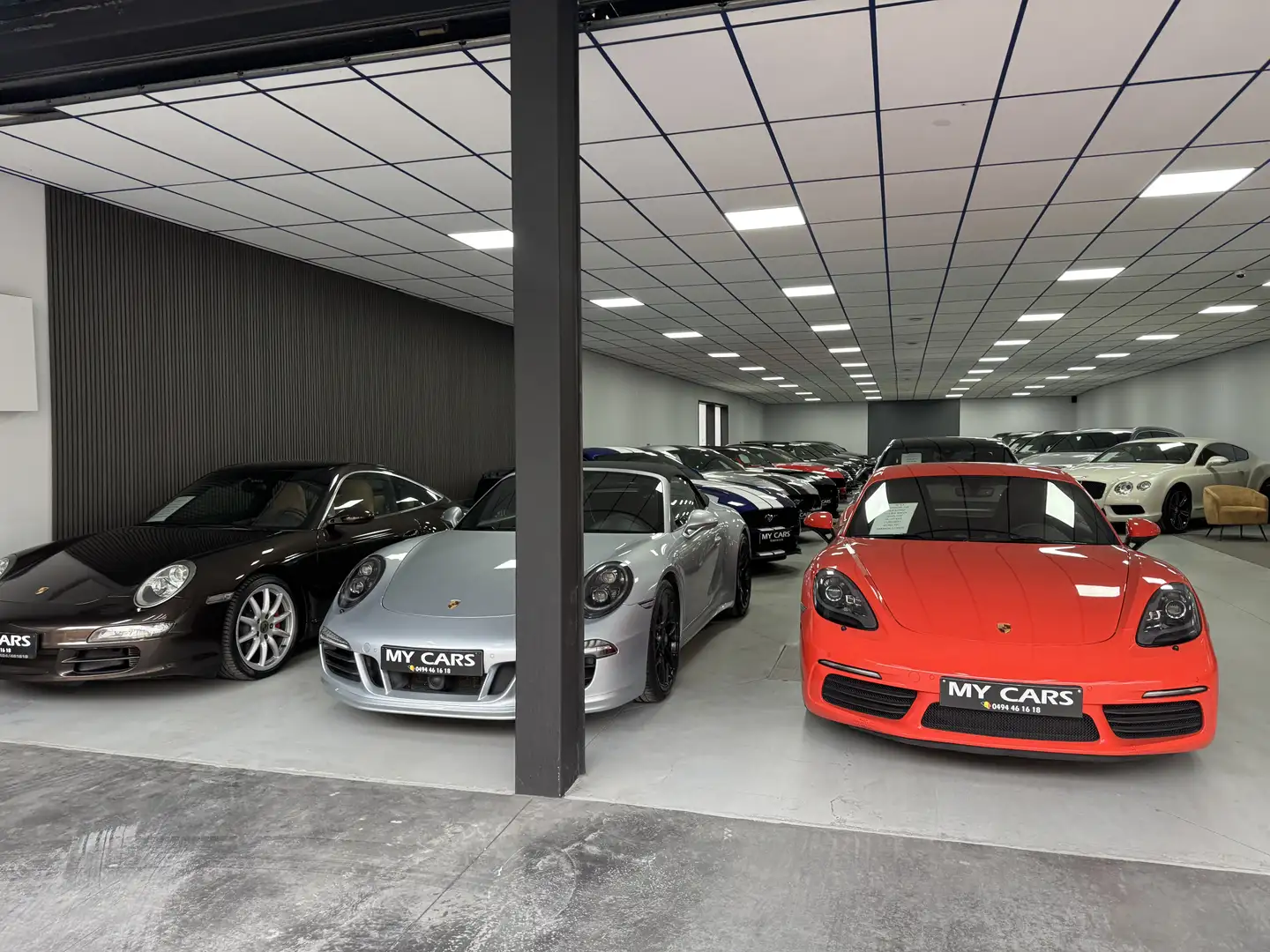 Porsche 718 Cayman 2.0 Turbo PDK 300 CV Gps Cuir Clim Xenon Zwart - 1