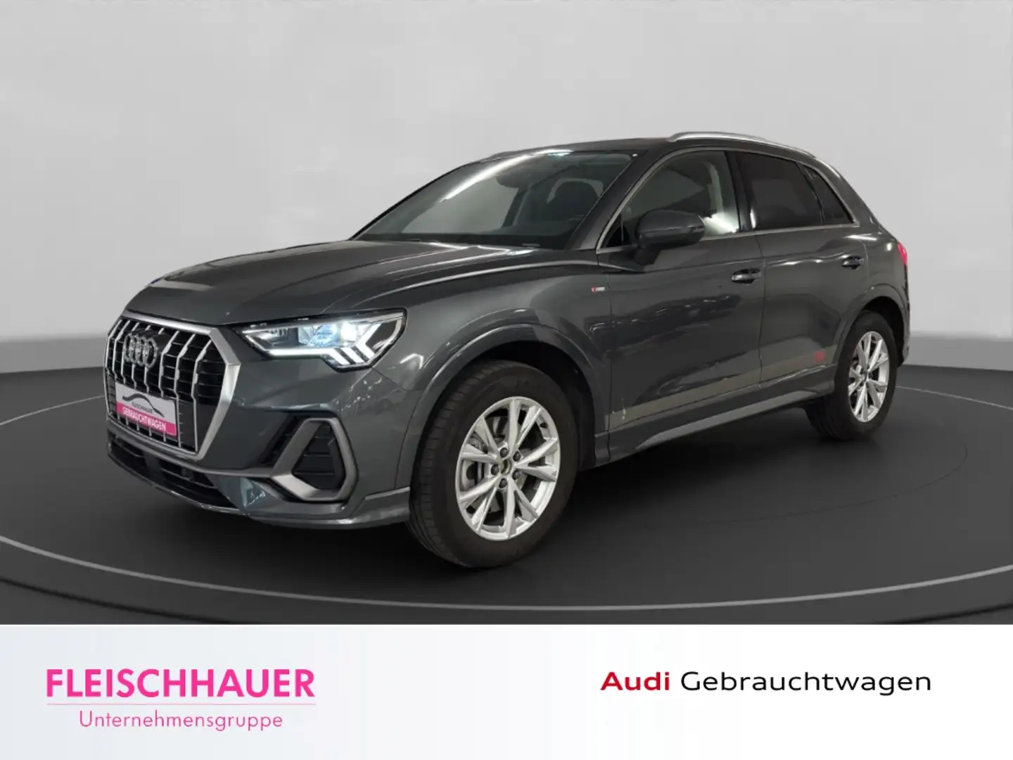 Audi Q3 40 TFSI qu. S line Navi+LED+AHK+Pano+Magnetic+Kame Grau - 1