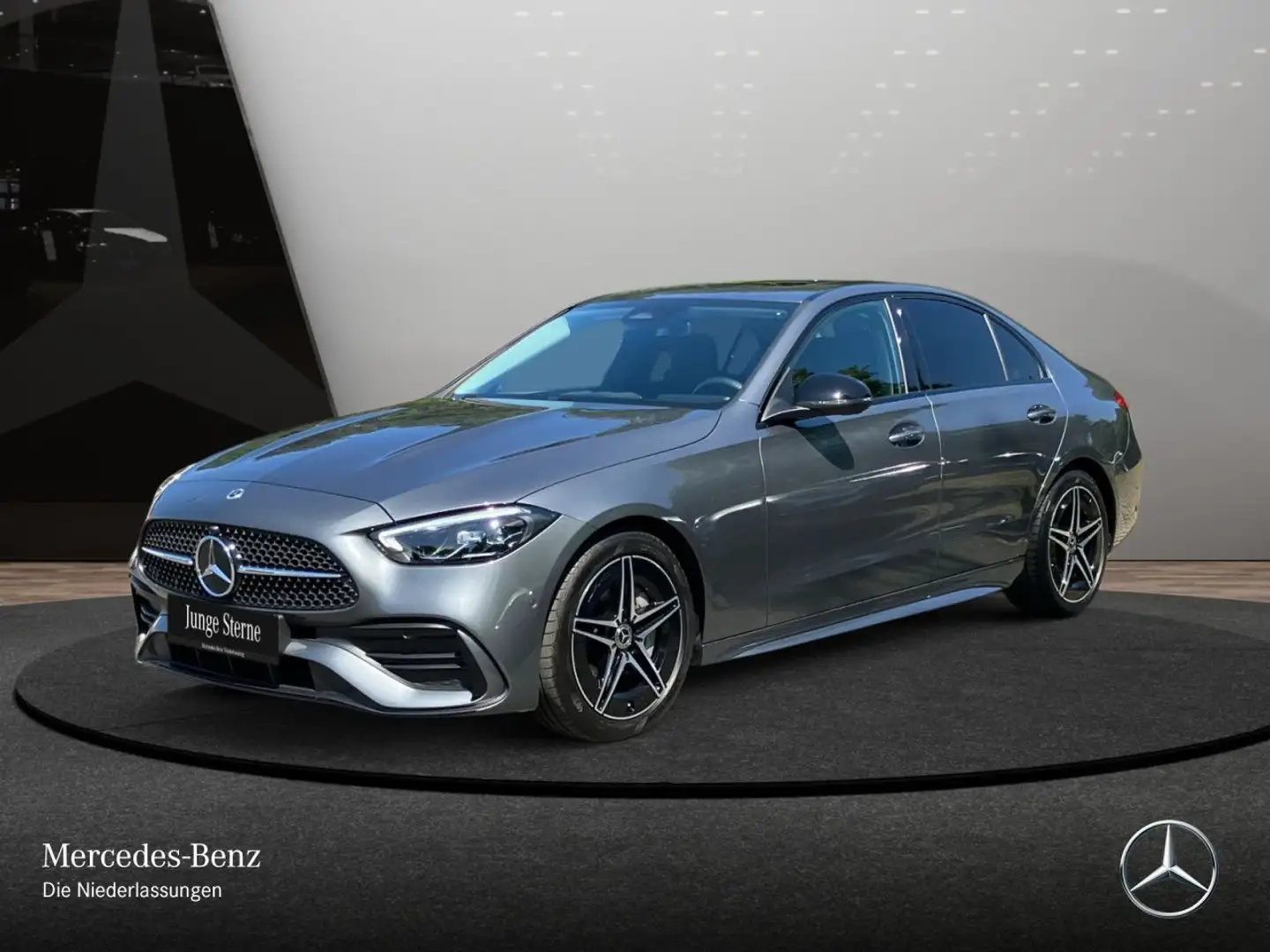 Mercedes-Benz C 200 AMG+NIGHT+LED+KAMERA+TOTW+KEYLESS+9G Gris - 2