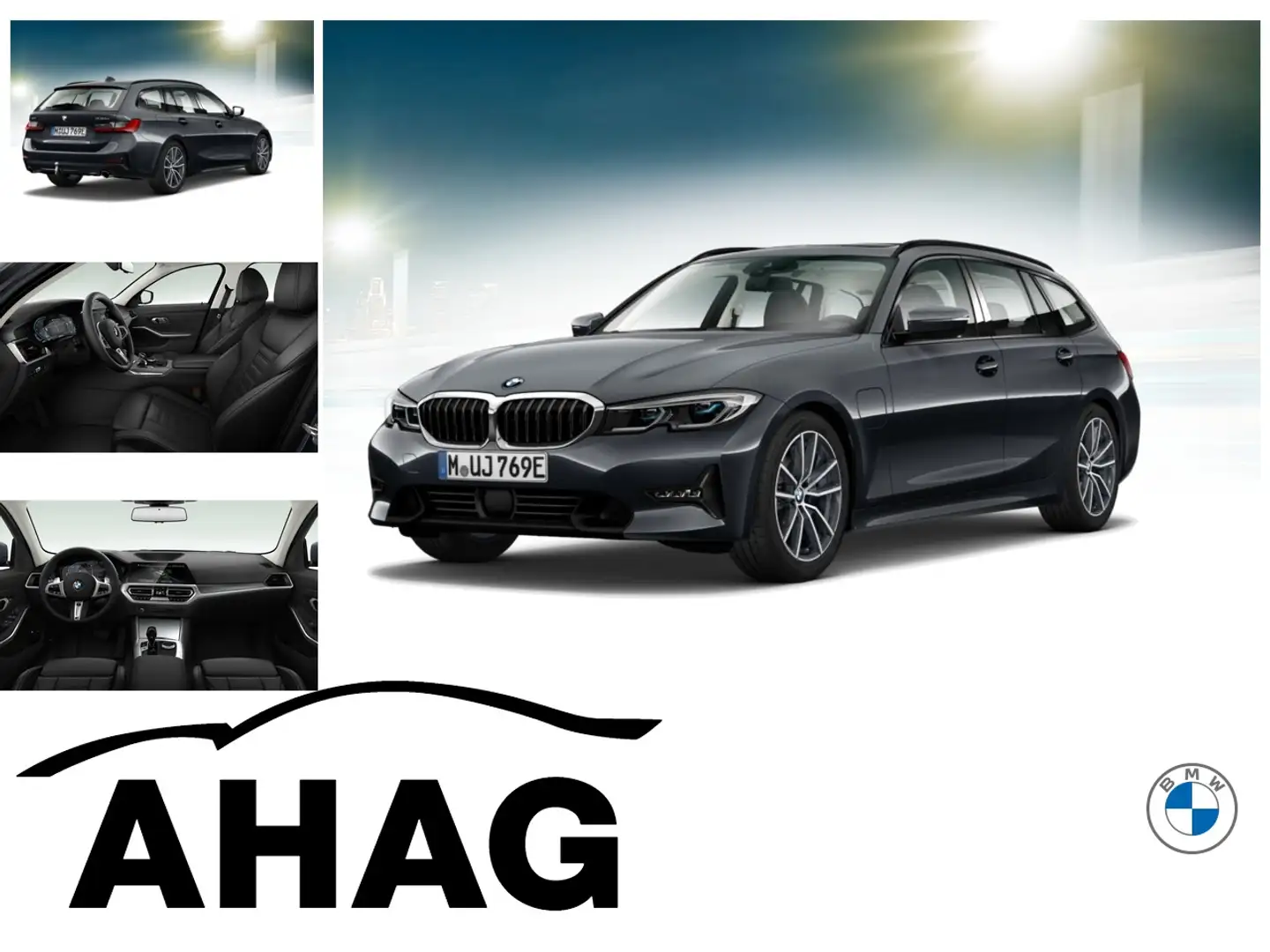 BMW 330 e xDrive Touring Sport Line Automatic Head-Up Grau - 1