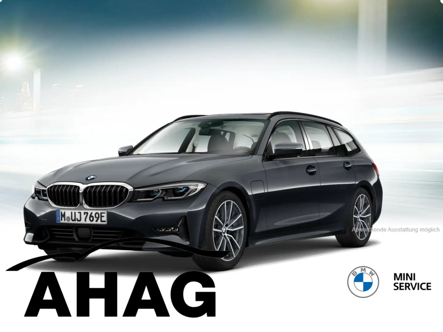 BMW 330 e xDrive Touring Sport Line Automatic Head-Up Grau - 2