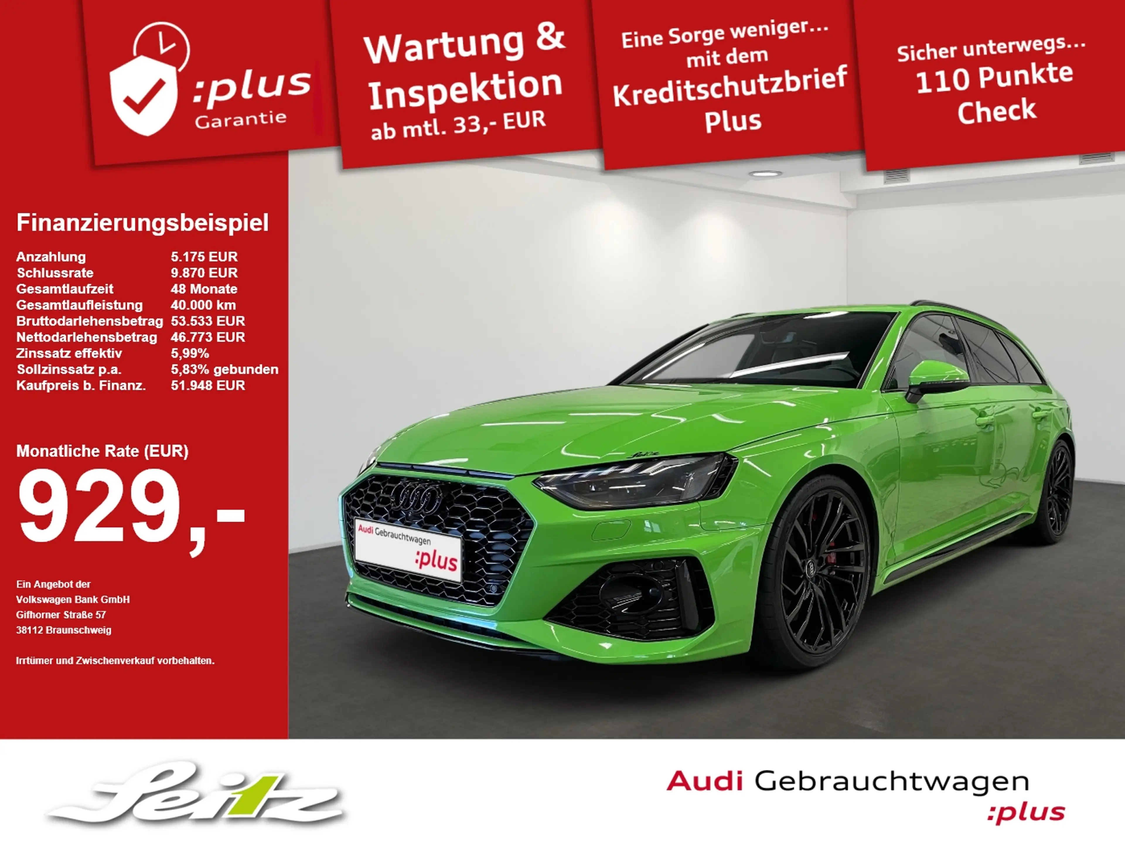 Audi RS4 Avant TFSI quattro *AHK*B&O*MATRIX*