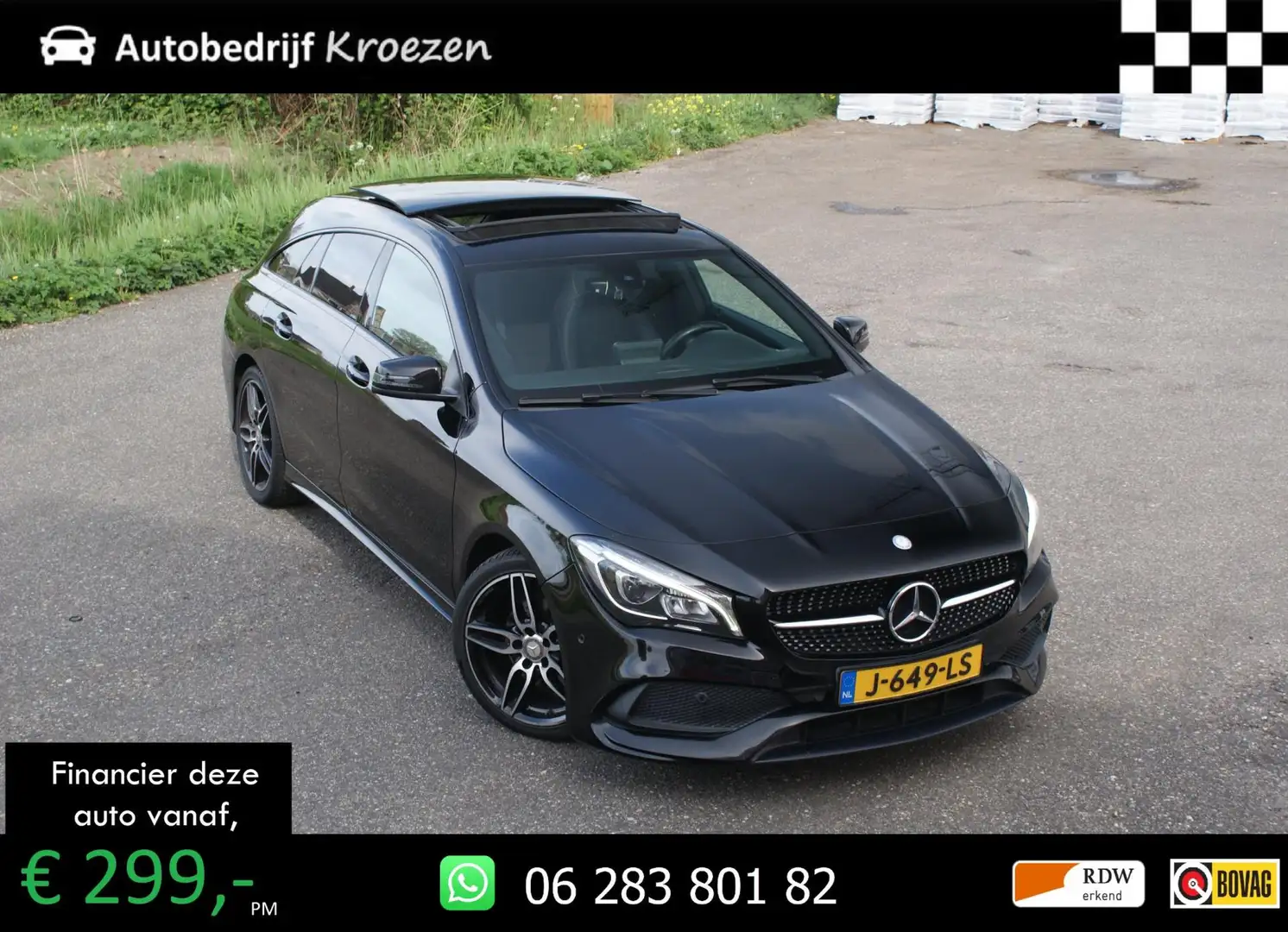 Mercedes-Benz CLA 180 Shooting Brake ///AMG Pakket | Pano | Camera | Sfe Noir - 1
