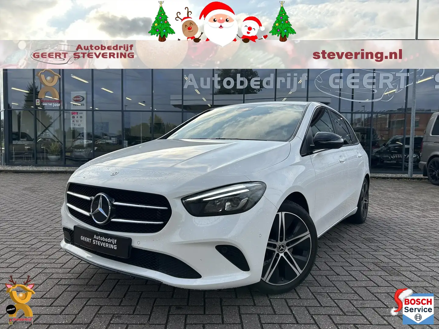 Mercedes-Benz B 200 B200 163PK / Navi / Leder / Lage km-stand Weiß - 1