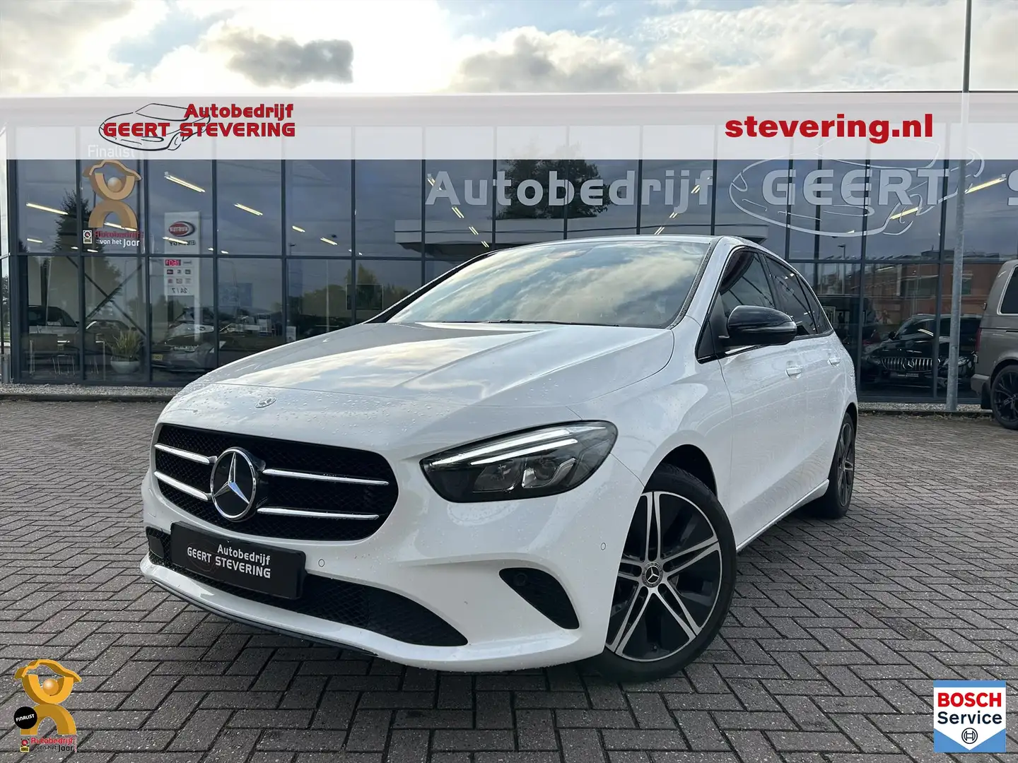 Mercedes-Benz B 200 B200 163PK / Navi / Leder / Lage km-stand Blanc - 1