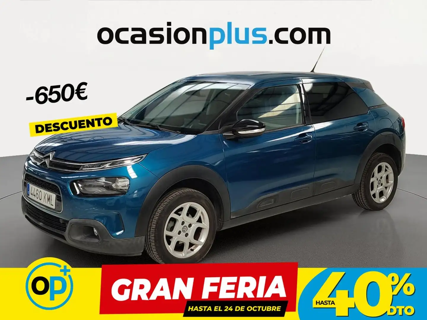 Citroen C4 Cactus 1.2 PureTech Feel 82 Azul - 1