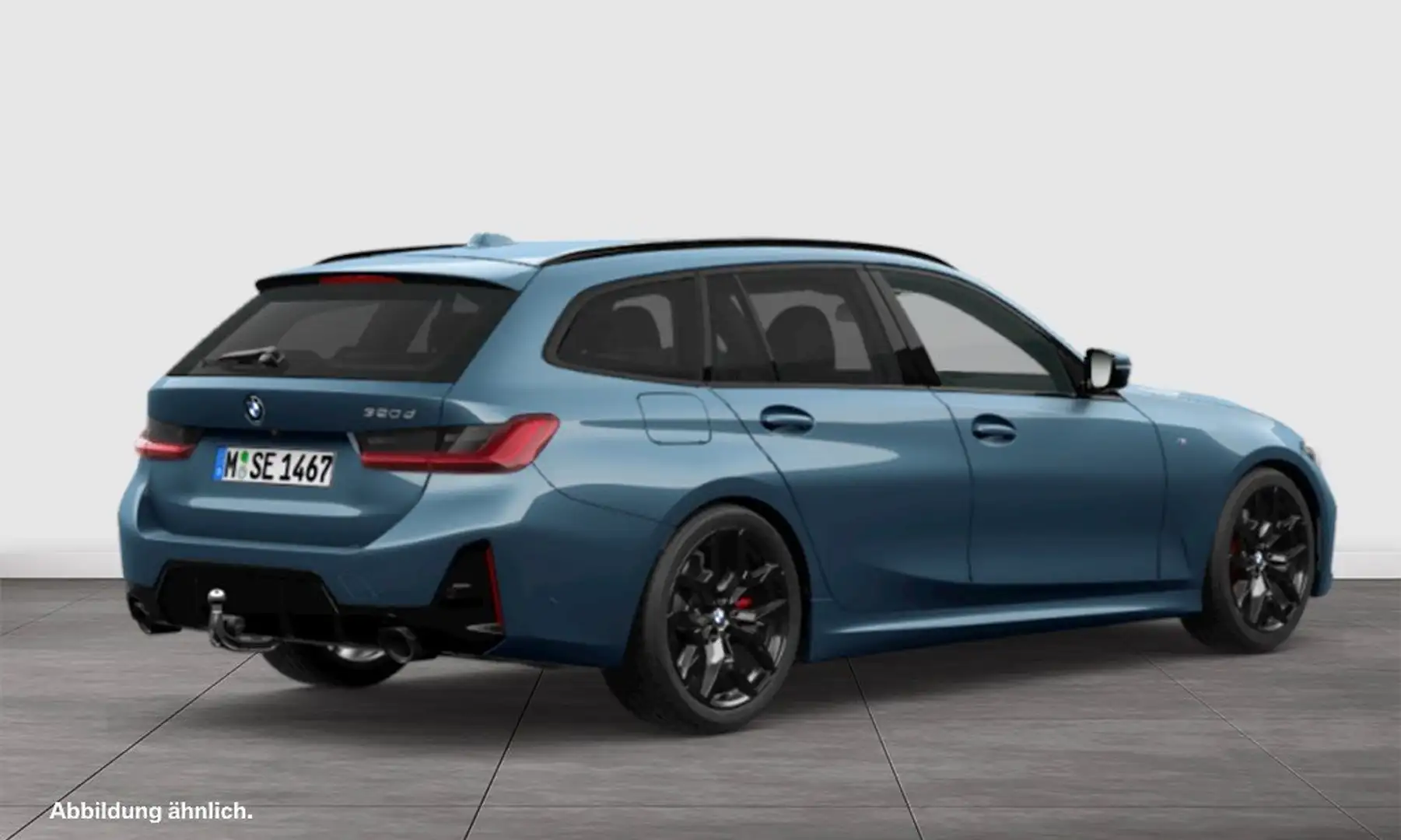 BMW 320 d M Sport HUD AHK RFK NAVI LED Sound Syst. Blauw - 2